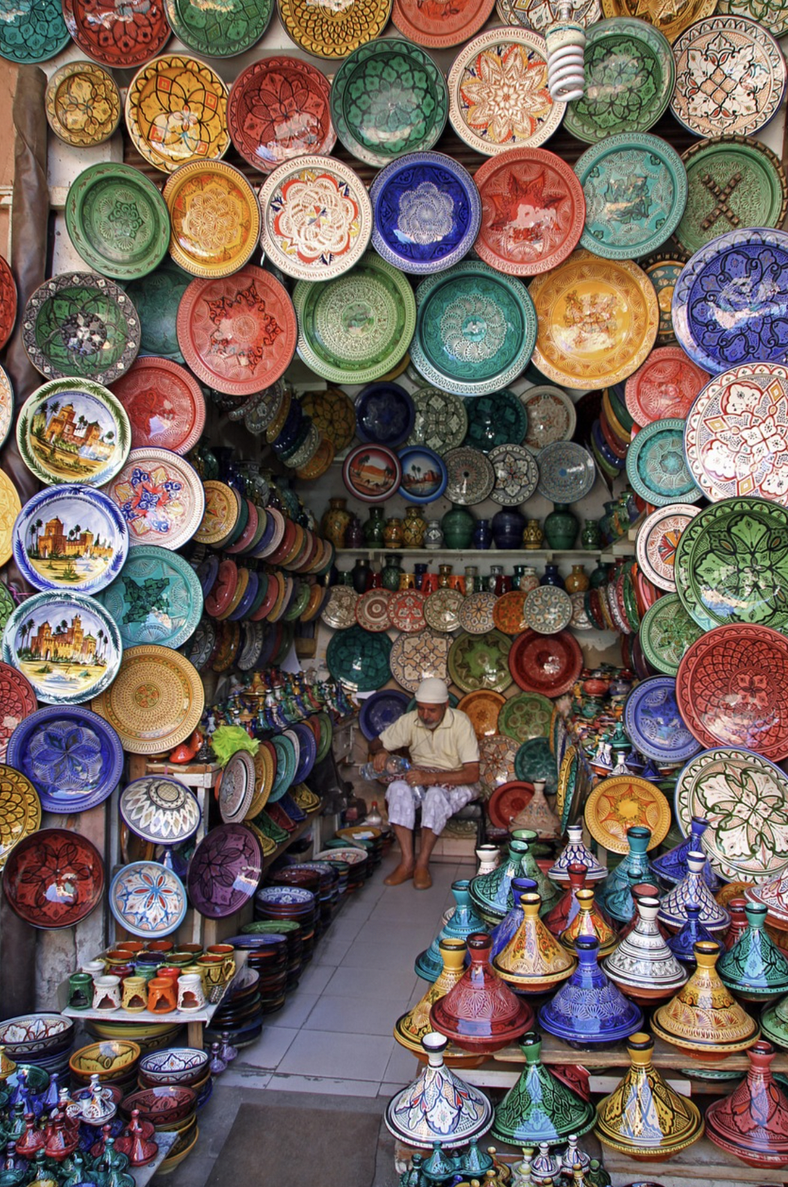 마라케시 전통 시장