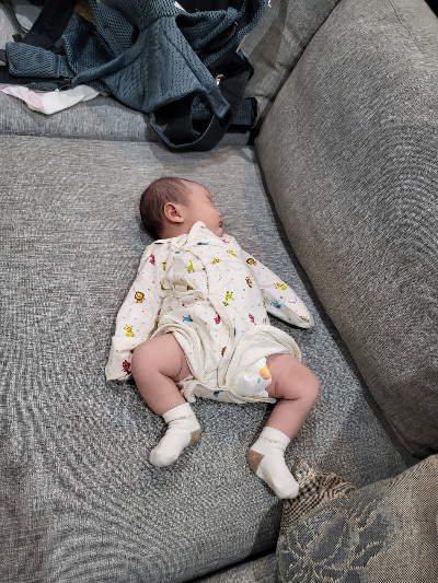 신생아집에도착한첫날