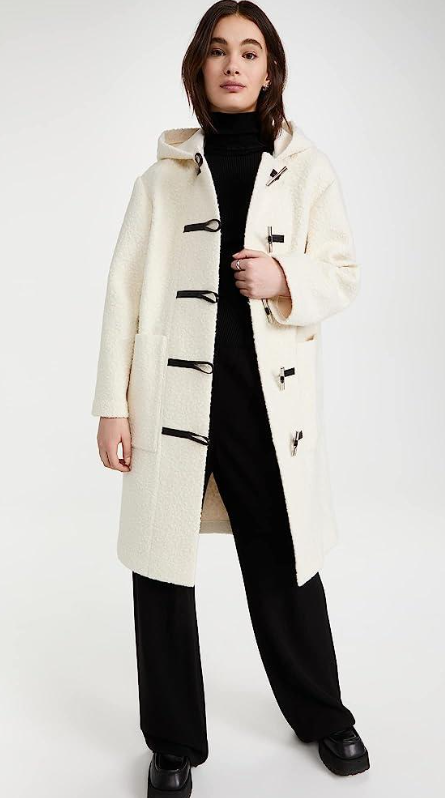 띠어리 더플 코트