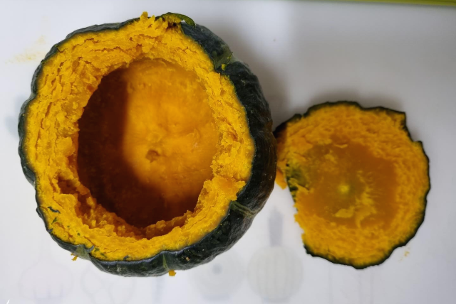 단호박 에그슬럿 만들기