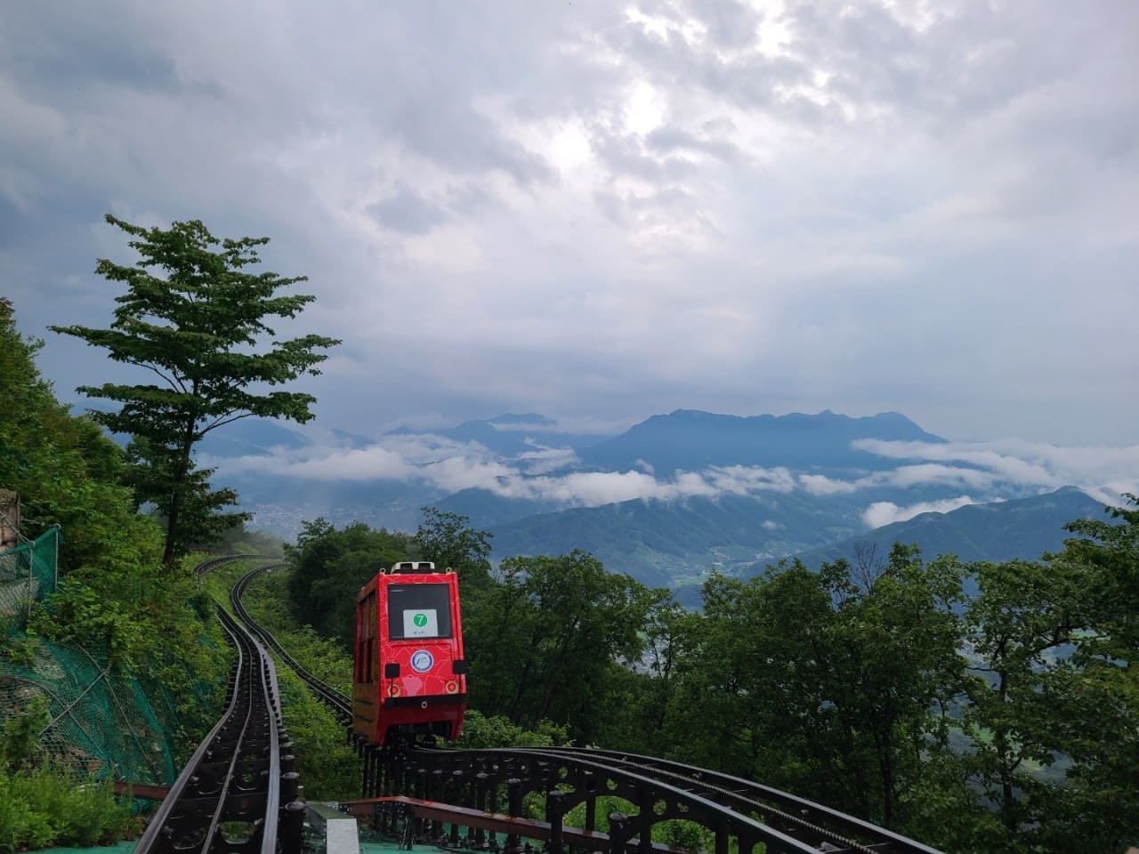 문경 단산 모노레일