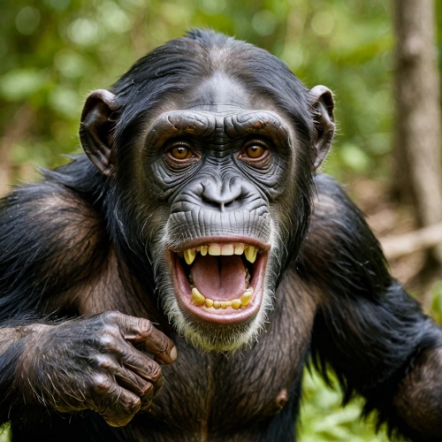 침팬지 그린사진_