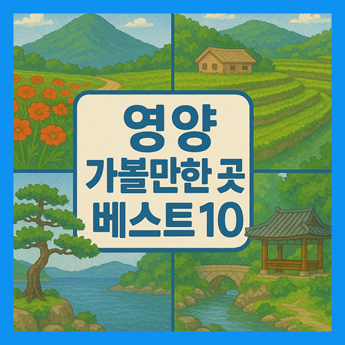 영양 가볼만한곳 베스트10