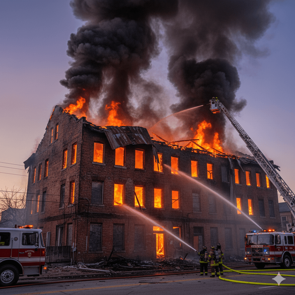 노후 건축물의 화재