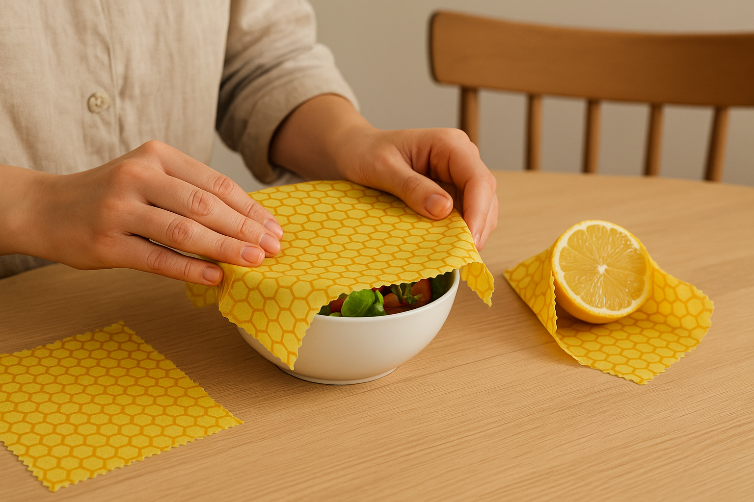 천으로 만든 친환경 비즈왁스랩