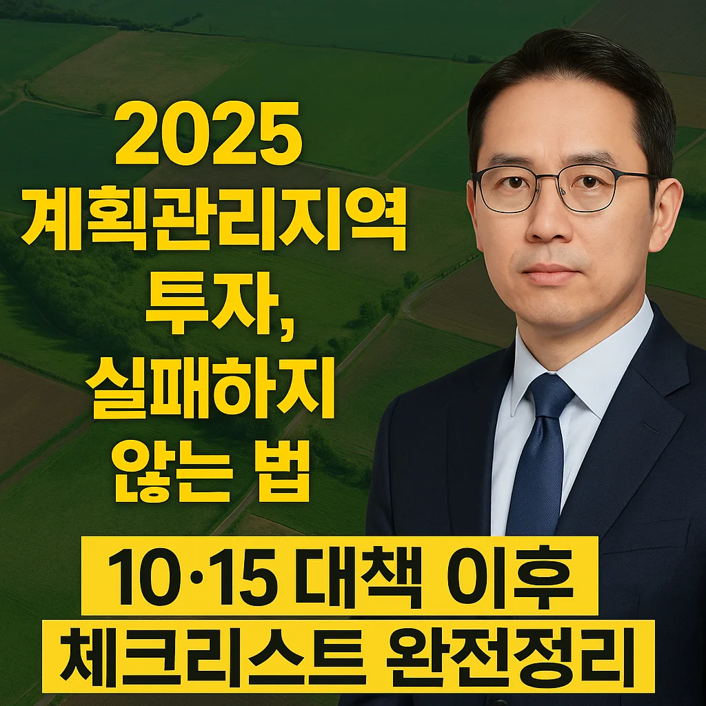 2025_계획관리지역_투자,_실패하지_않는_법!_10&middot;15_대책_이후_체크리스트_완전정리