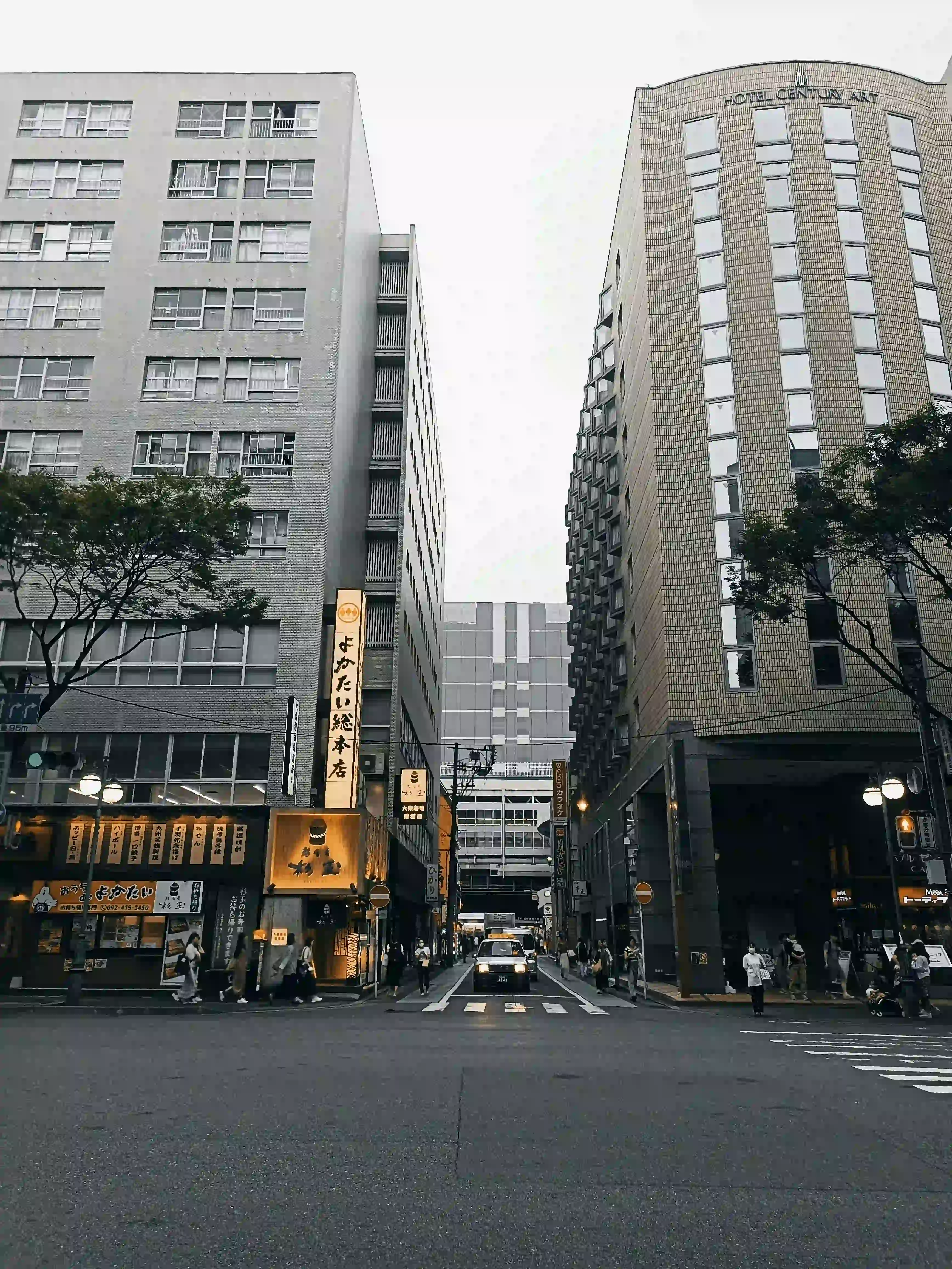 텐진역에서 후쿠오카 타워까지 택시로 액세스!