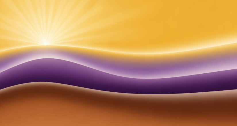 시간 흐름에 따른 향의 변화를 나타내는 컬러 그라데이션