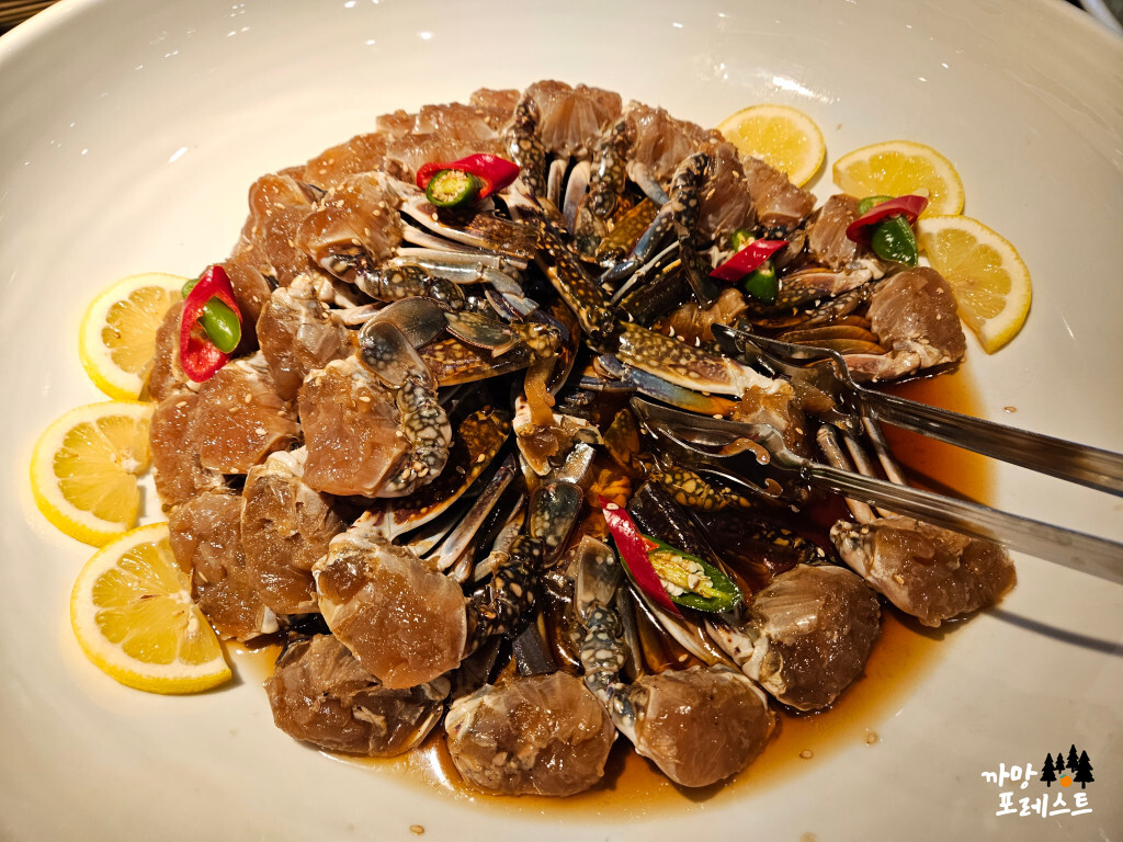 더 리버사이드 호텔 뷔페 간장꽃게