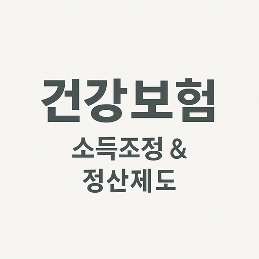 건강보험 소득조정 &amp; 정산제도