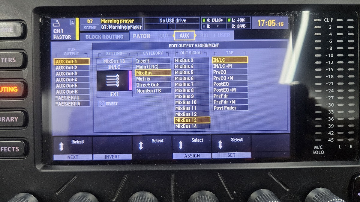 M32R Routing-AUX