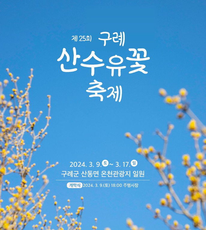 구례산수유꽃축제 기본정보