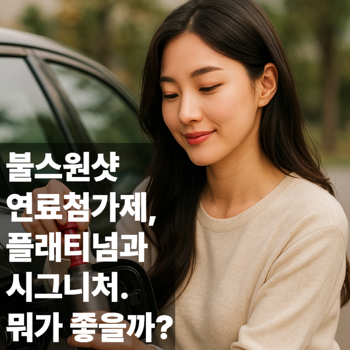 불스원샷 플래티넘 시그니처 성능 효과 비교, 어떤 연료첨가제가 더 좋을까 0