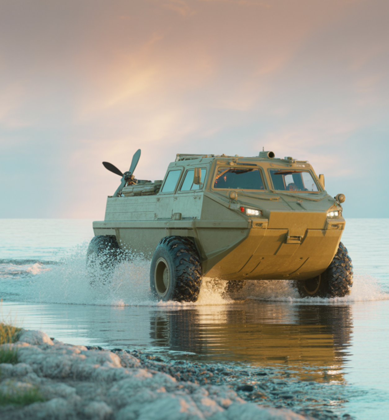 1. 바퀴로 헤엄치는 만능 재주꾼&amp;#44; 수륙양용차