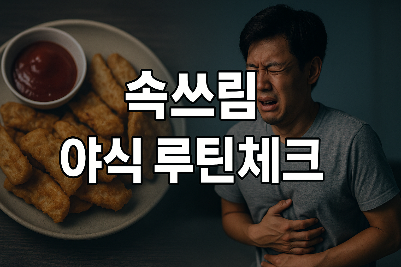 속쓰림 야식 루틴체크 썸네일