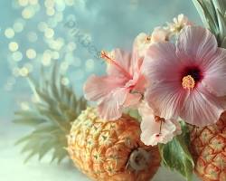 히비스커스 이미지 사진 