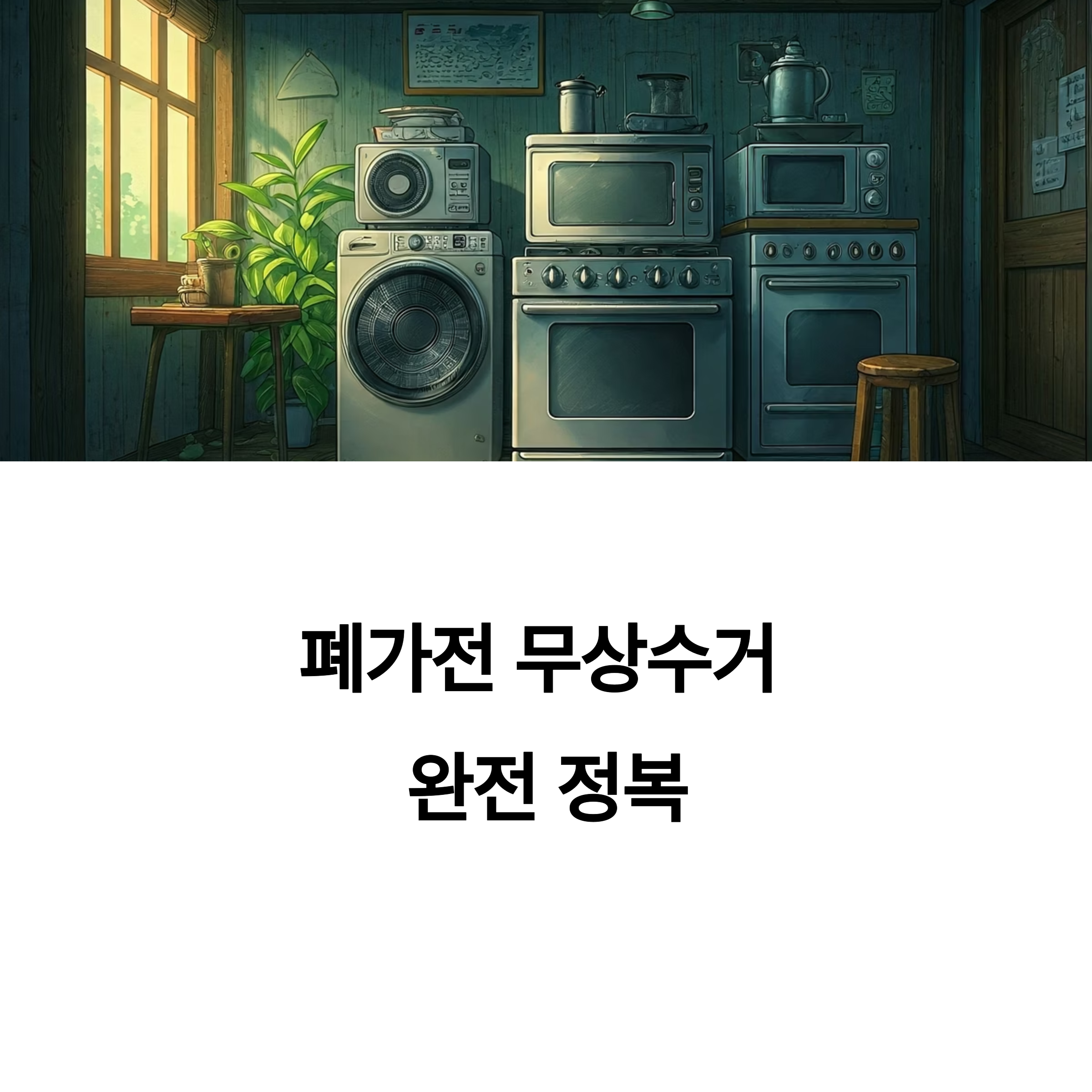 폐가전 무상수거 완전정복: 무료로 버리는 법부터 지역별 혜택까지 총정리