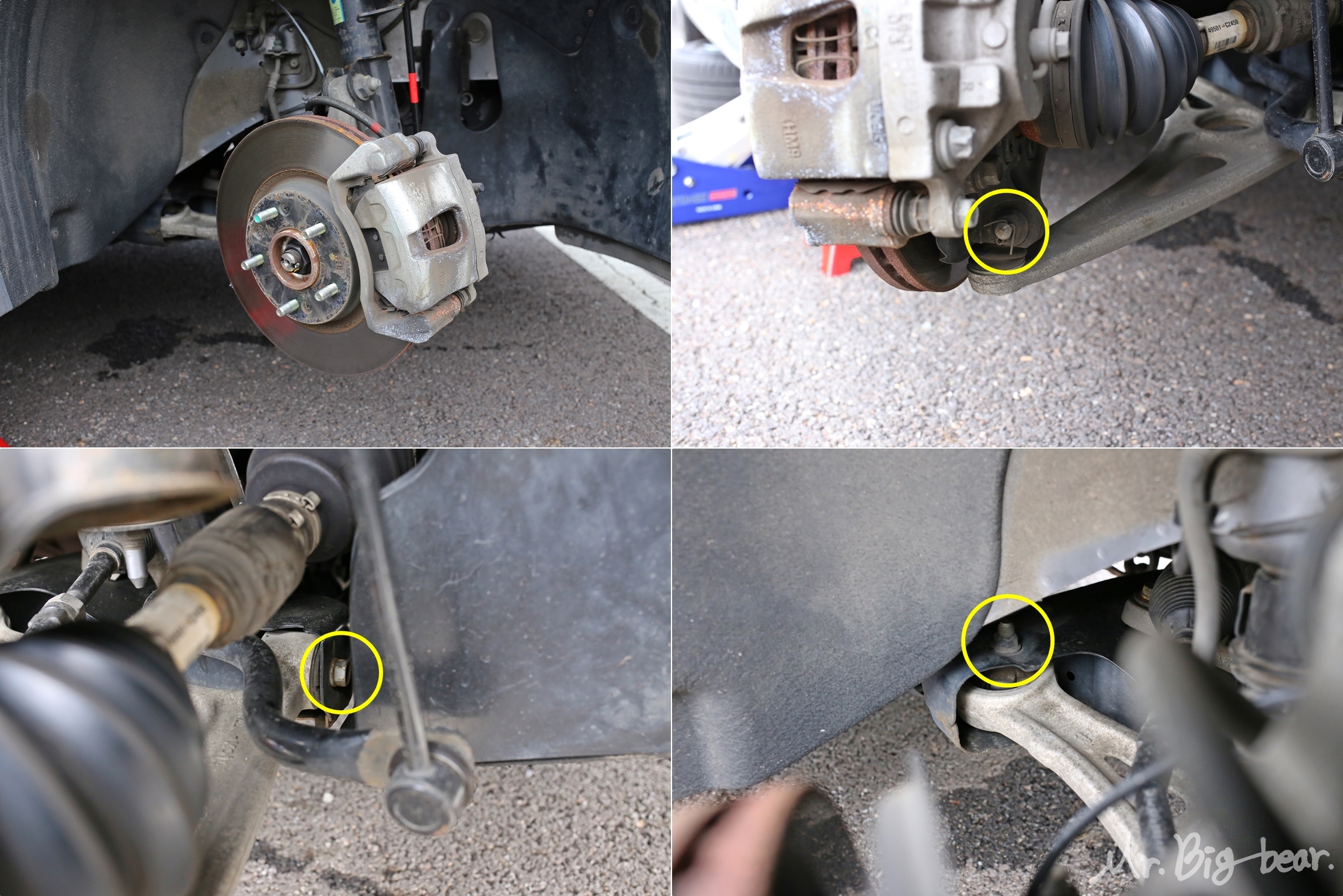 LF 쏘나타 프론트 로어암 체결 구조