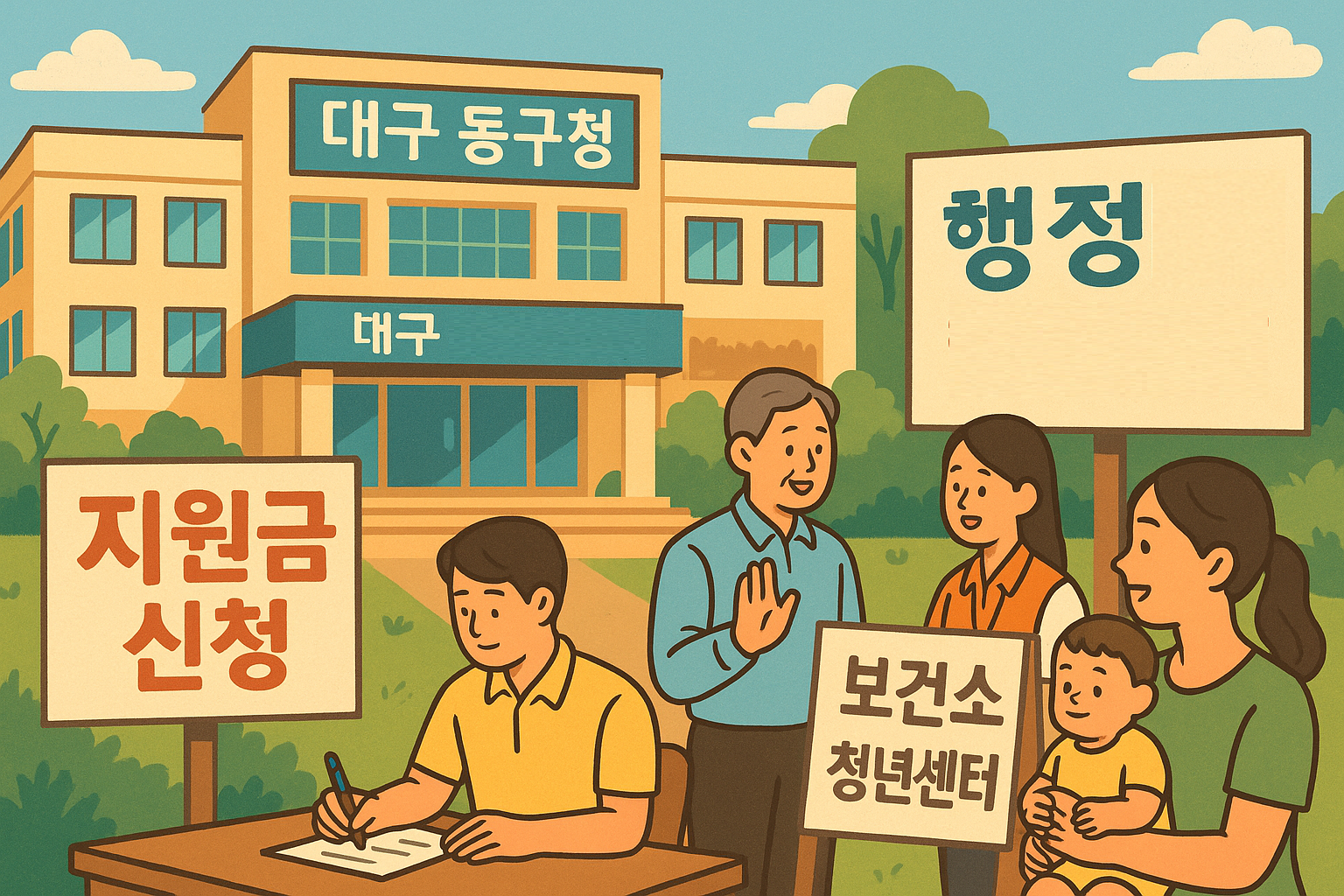 [2025년 7월] 대구광역시 동구 지원금 총정리 민생회복&middot;산모신생아&middot;청년창업까지