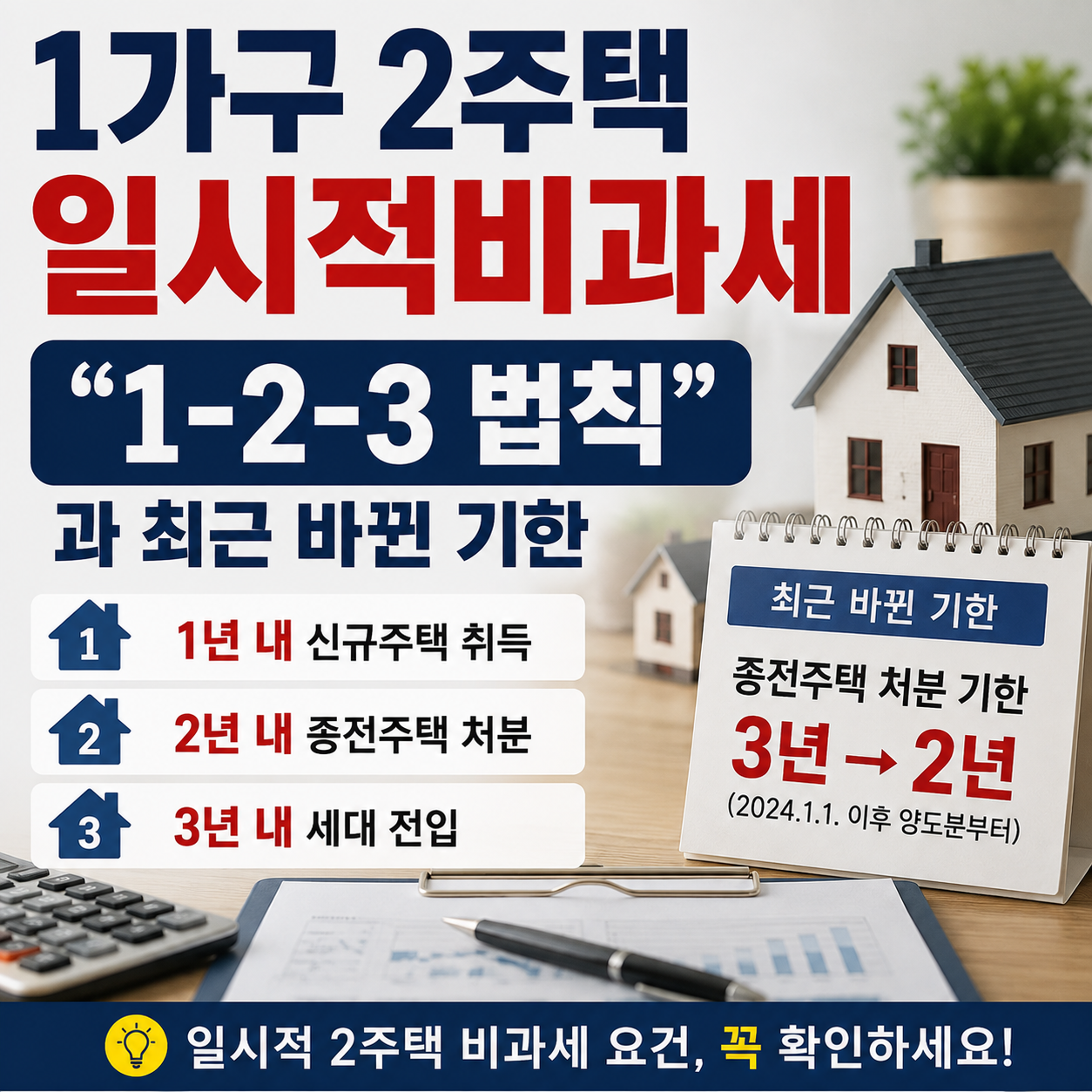 1가구 2주택 일시적비과세
