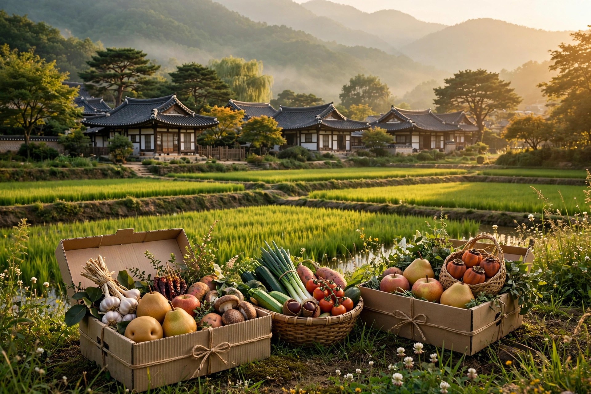 고향사랑기부제 고향 풍경과 지역 특산품