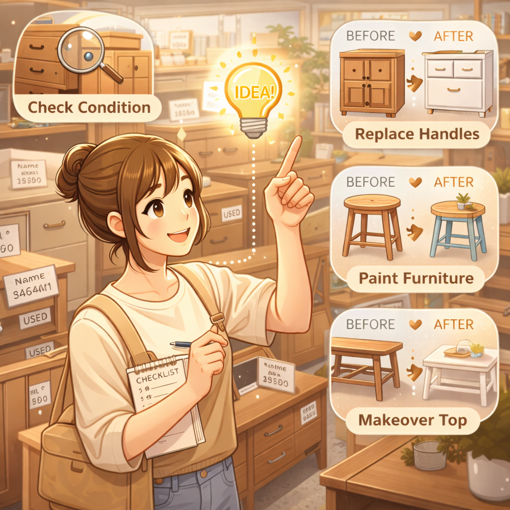 중고 가구 잘 고르는 법 & 리폼 아이디어