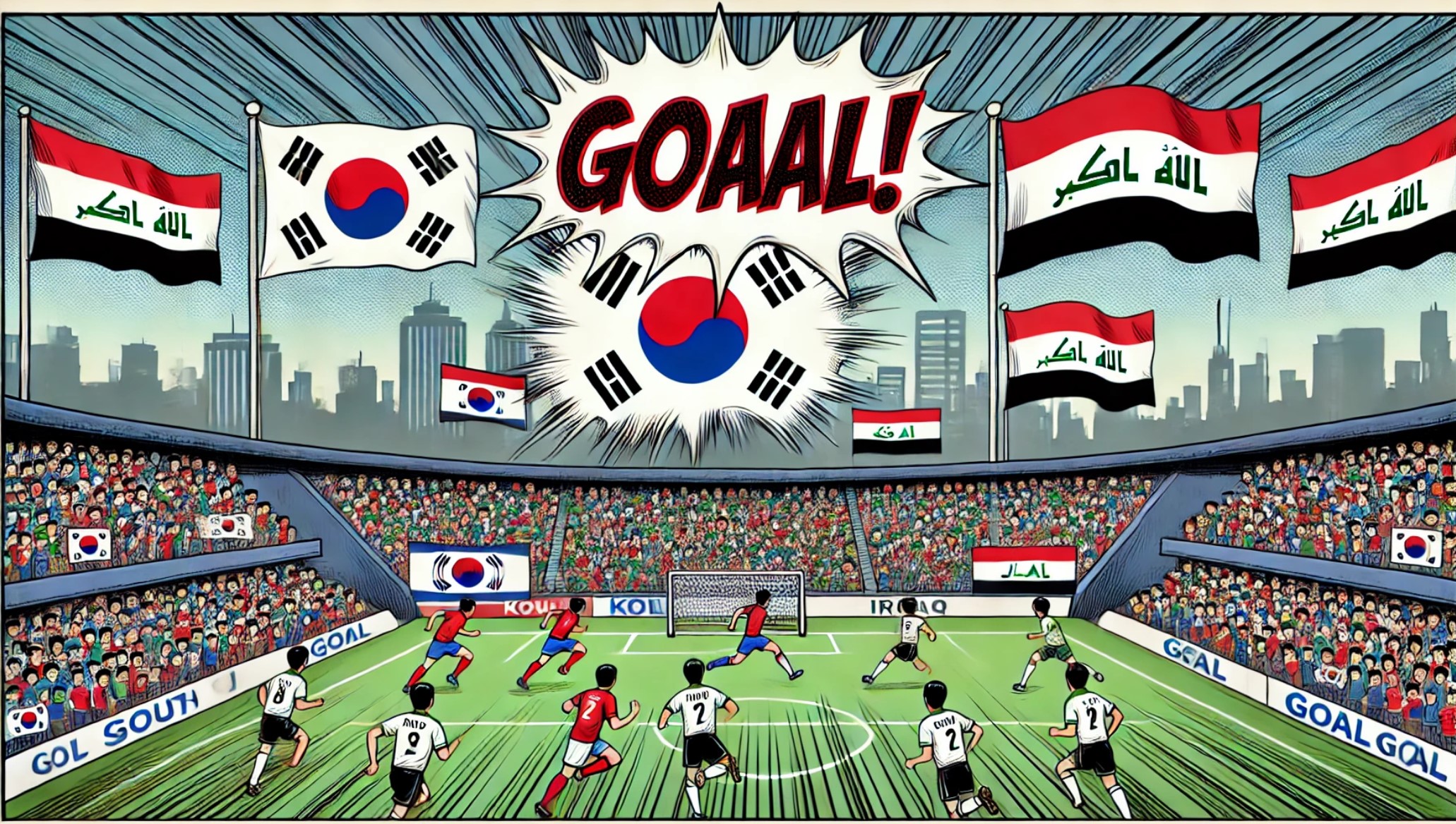 북중미 월드컵 아시아 3차예선 대한민국 vs. 이라크 2024년 10월 15일 화요일