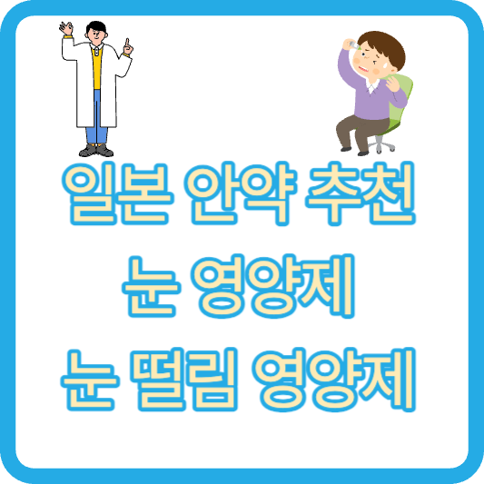 일본 안약 추천,눈 영양제, 눈 피로 영양제