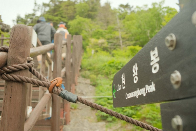 세석대피소 가는길 이미지