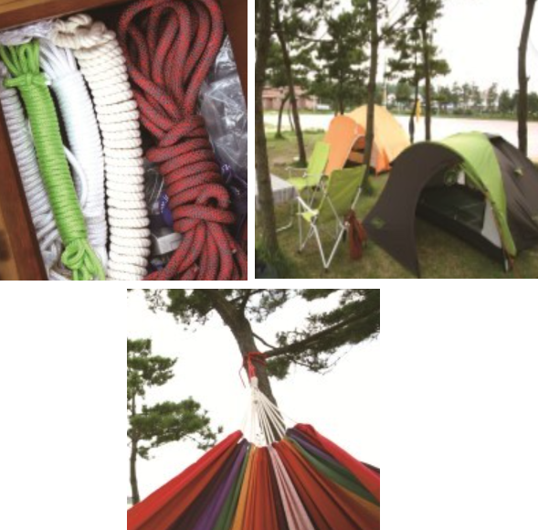 로프 종류, 보관 관리 방법 및 텐트, 해먹 설치하는 방법
