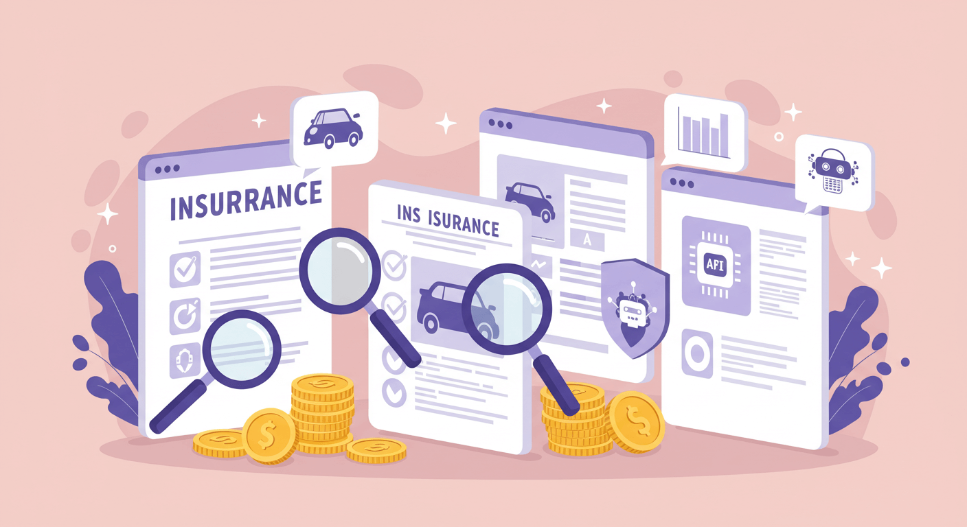 2. 보험사 비교 견적으로 최대 절약하기 (비교)