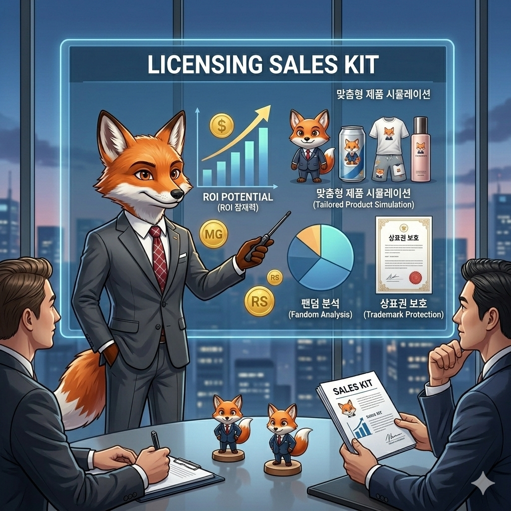 라이선싱 세일즈 키트 구성