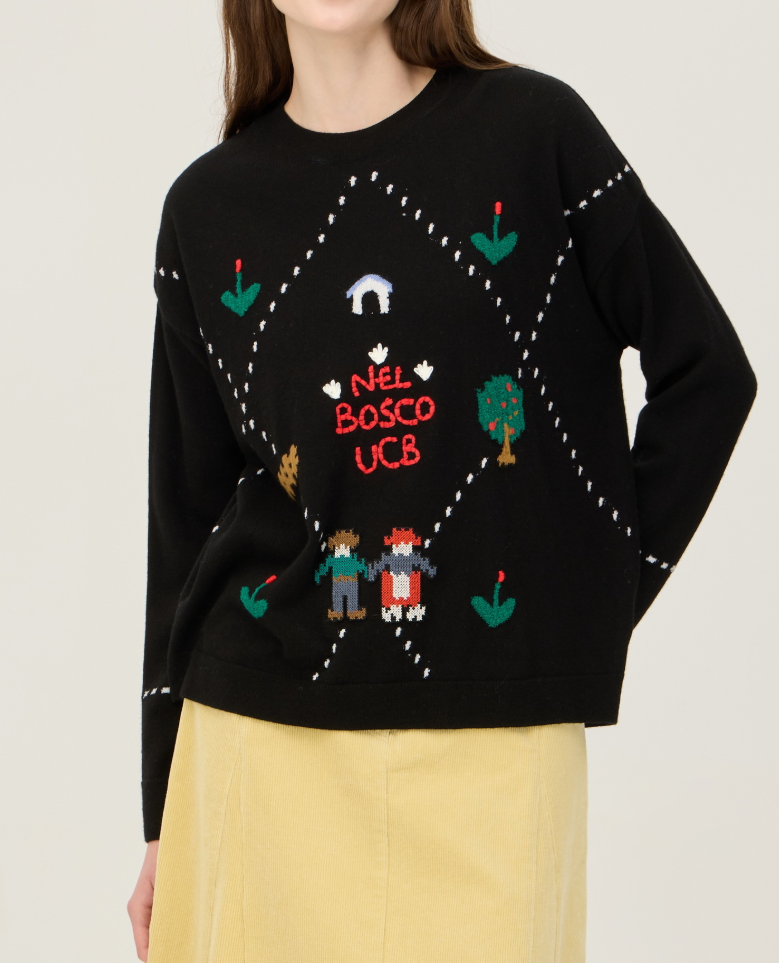 숲속 인타샤 니트