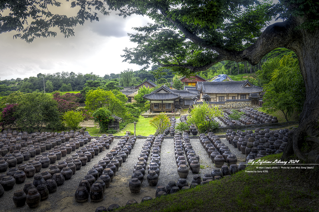 논산 고택 명재고택 장독