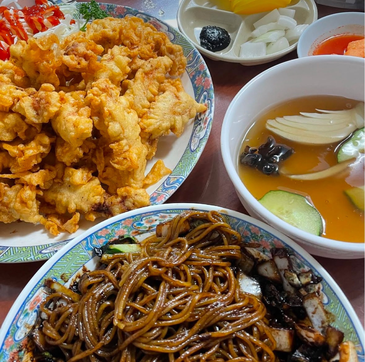 탕수육, 간짜장