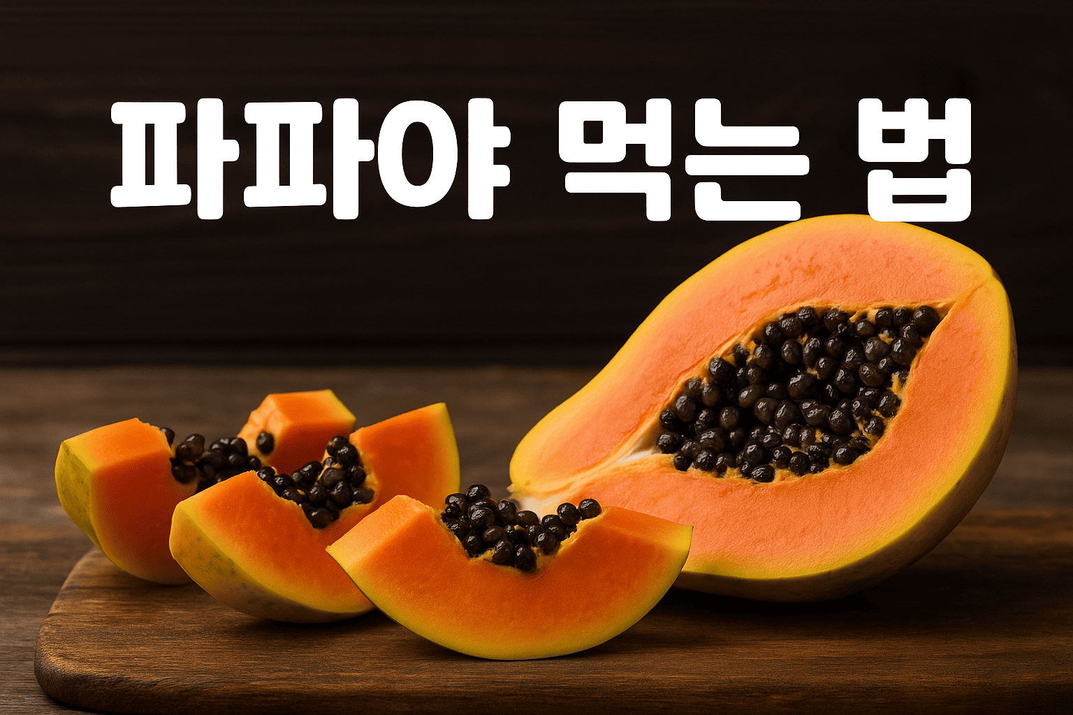 파파야 먹는 법 썸네일