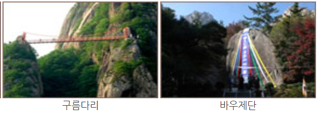 월출산 등산코스