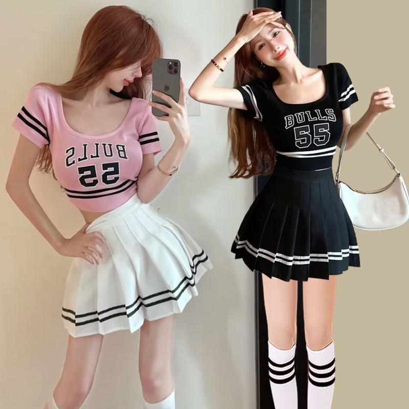 치어리딩 의상 재즈 댄스 단체 유니폼 응원단복