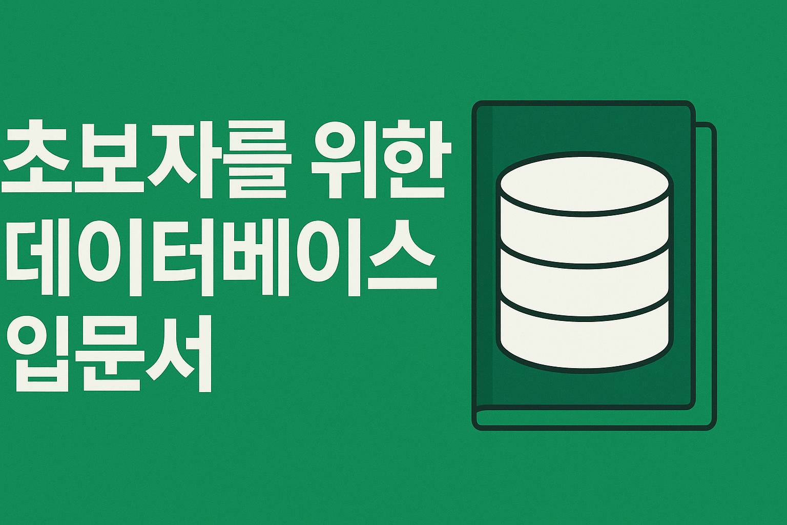 초보자를 위한 데이터베이스 입문서 관련 이미지