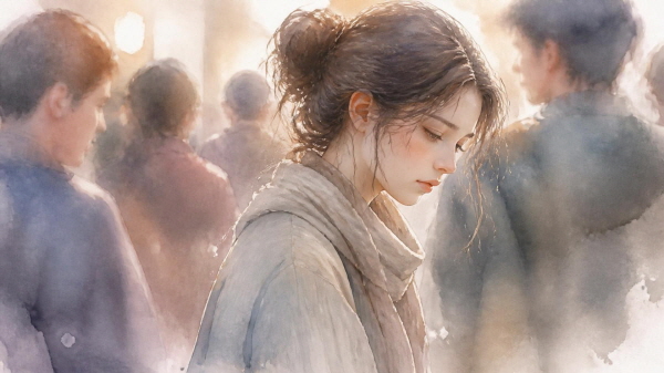 INFJ는 사람의 감정을 깊이 이해하고 관계의 의미를 중요하게 생각하는 유형입니다에 관한 그림입니다.