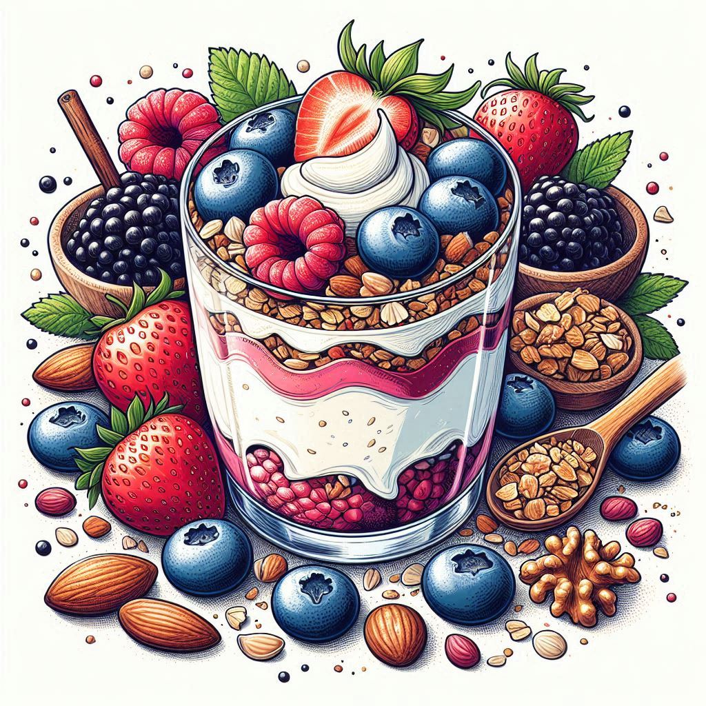 베리 요거트 파르페