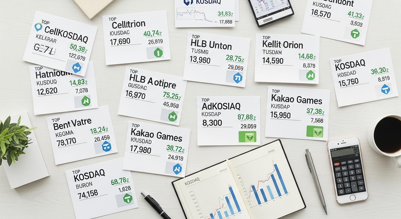 코스닥 거래량 상위주