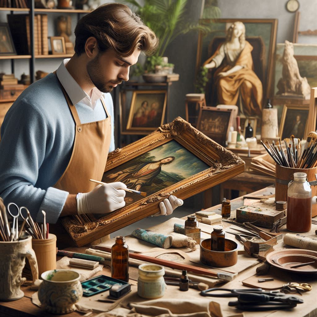 유물 복원가(Conservator-Restorer) : 역사를 복원하는 손