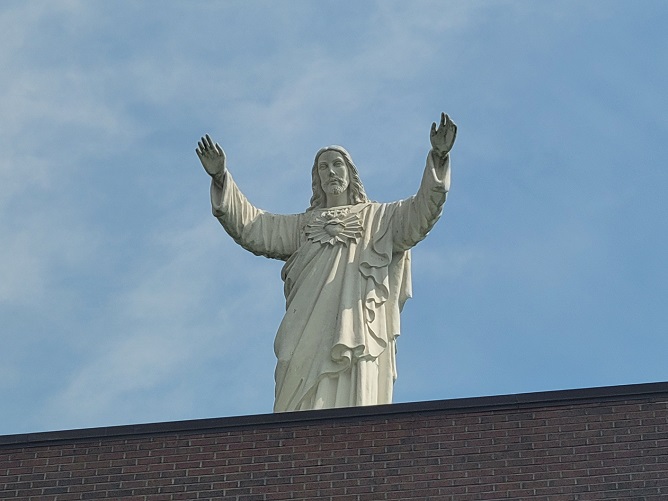 군산 오룡동성당 예수님 상