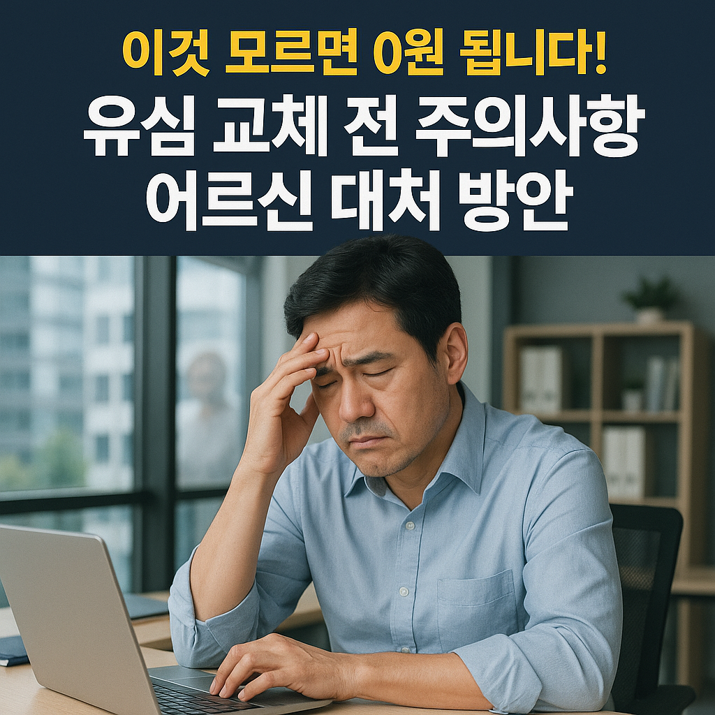 "이것 모르면 0원 됩니다!" 유심 교체 전 주의사항 어르신 대처 방안 총정리