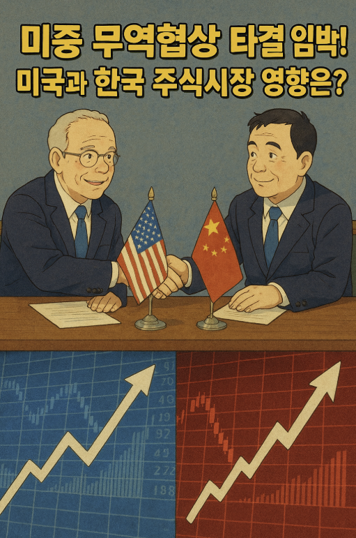 미중 무역협상 타결을 연상시키는 이미지