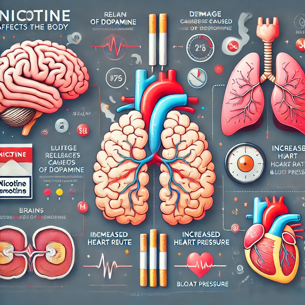 니코틴(Nicotine) 중독 및 부작용 알아 보기