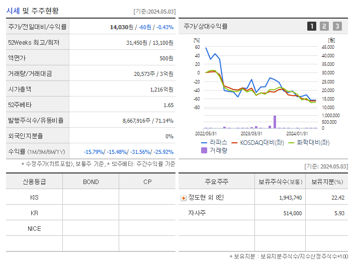라파스_기업개요