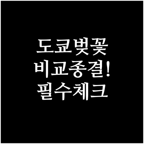 나카메구로 신주쿠교엔 치도리가후치 벚..