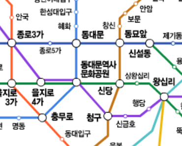 서울 지하철 노선도 크게보기